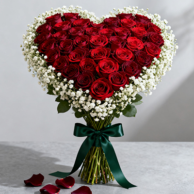 《红玫燃情，情人节致你：余生朝夕，皆想与你》